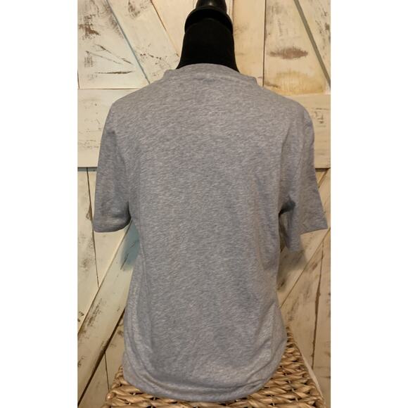 Reebok Active Training Grey T-Shirt Women's White Logo Size XS New - Picture 2 of 4